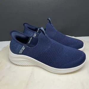 Skechers Slip-ins Ultra Flex 3.0 Shoes Womens 7.5W Navy Blue Hands Free Sneakers - Picture 1 of 10
