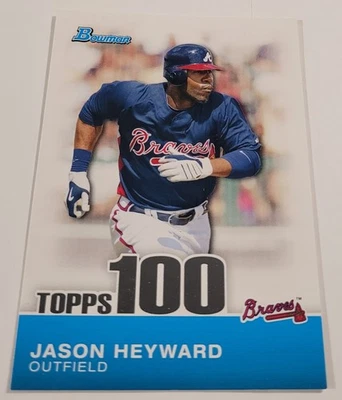 Bowman Topps 100 Prospects 2010 #TP3 Jason Heyward Atlanta Braves Foto 1 de 2
