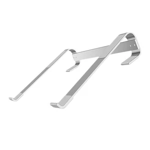 1Pc Aluminum Alloy Stand Ventilated Cooling Notebook Rack for Laptop (Silver) - Afbeelding 1 van 12