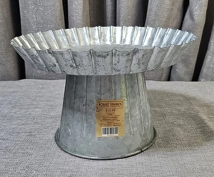 Robert Stanley Rústico Granja Metal Galvanizado Pastel Pastelería Postre Soporte 7” t - Imagen 1 de 3