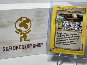 Moo-Moo Milk 155/165 Trainer (Non-Holo) - Expedition e-Card - Pokemon TCG 2002 - Picture 1 of 7