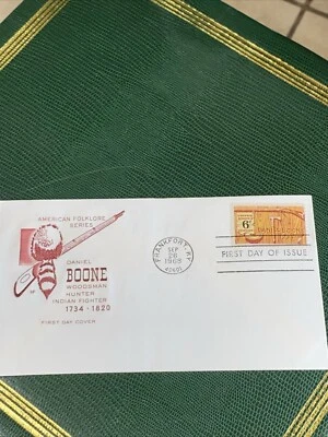 First Day of issue American Folklore Series Envelope & 6c Stamped 1965 - Image 1 of 4