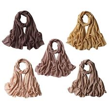 5 pcs Hijab Scarfs for Women - Premium Quality Chiffon Hijab Soft and Lightwe...
