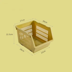 Hot KITCHEN STORAGE STACKING STACKABLE BASKET FRUIT VEGETABLE RACK - Picture 1 of 16