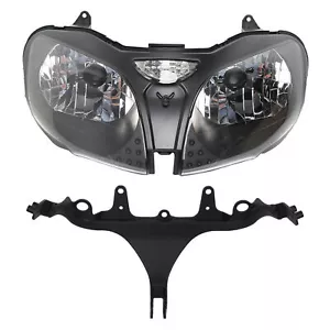Front Headlight Lamp Assembly & Fairing Bracket For Kawasaki ZZR600 2005-2008 07 - Picture 1 of 13
