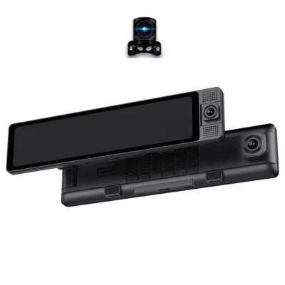 Cámara grabadora de video DVR para tablero de 3 lentes para automóvil Sensor G WiFi Visión nocturna 11,26 pulgadas Foto 1 de 4
