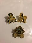 Oakland A’s Athletics Vintage Pins Lot MLB Imported Products Made In Taiwan