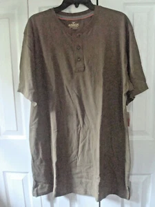 Herren Big & Tall Henley Hemd Größe XLT Outdoor Life Chip Heather NEU - Bild 1 von 2