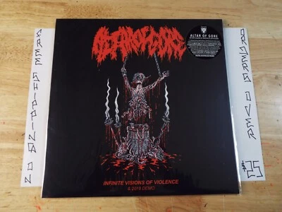 SEALED ALTAR OF GORE INFINITE VISIONS OF VIOLENCE & 2018 DEMO LP SRUIN199 - Image 1 of 2
