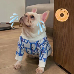 Dog Clothes For Small Dogs Winter French Bulldog Sweater Chihuahua Jumper New~. - Picture 1 of 13