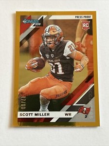 2019 Donruss Scott Scotty Miller Rookie Card Tampa Bay Buccaneers #300 Gold /50