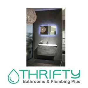 BelBagno Maple Oak Prado Wall Hung Basin + Cabinet 900mm - Picture 1 of 3