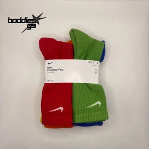 Nike Men's Everyday Performance Training PLUS Crew Socks 6 Pair (SZ 8-12) - Picture 1 of 5