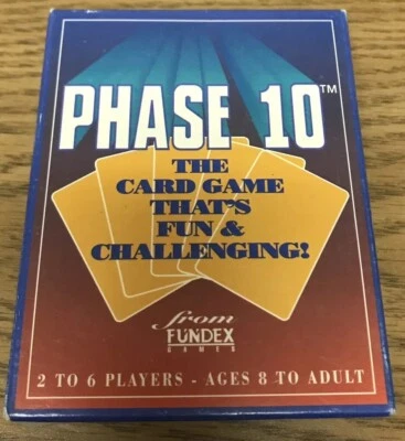 Vintage 1992 Phase 10 Card Game, - Image 1 of 4
