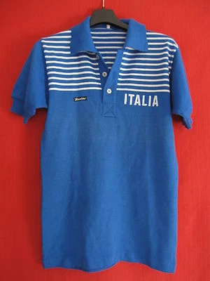 Maillot cycliste Santini Equipe ITALIE Vintage 70'S TBE 80 % Laine Ancien - 3 - Photo 1/4