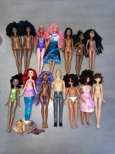 Dolls lot mixed 14 Total - Picture 1 of 11