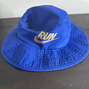 Nike Run Boonie Hat Bucket Size L/XL Blue 100% Authentic - Picture 1 of 8