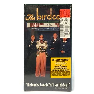 The Birdcage VHS Nathan Lane, Robin Williams - FACTORY SEALED - Image 1 of 4