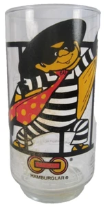 McDonalds Hamburglar Glas Becher 1977 McDonaldland Action Serie Vintage (O) - Bild 1 von 7