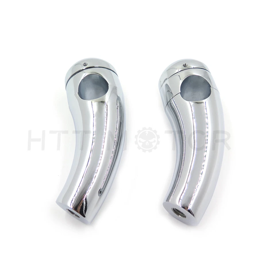 Manillar cromado personalizado de 1" elevadores de 3,5" elevadores de manillar para Harley Victory Cruis Foto 1 de 4