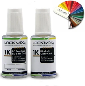Lackstift Set MERCEDES. Autolack+Klarlack. Farbe wählbar (Lot 1) - Bild 1 von 1