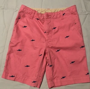 GAP Shorts Kids Girls Size 14 Sharks Cotton Blend Bermuda - Picture 1 of 10