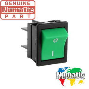 Green Power Turn On/Off Button Switch for Numatic Henry Hoover Vacuum Cleaner 