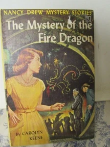 Vtg. 1961 Nancy Drew Mystery Stories: Mystery of the Fire Dragon Cover Book - Picture 1 of 5
