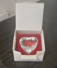 Swarovski Crystal - Clear Heart SCS 1996, Boxed