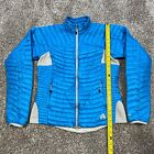 Eddie Bauer First Ascent Puffer Down Jacket Womens S Blue EB800 Hiking Outdoor