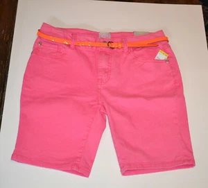 $28 NWT ☀CANYON RIVER BLUES☀ Sz 16 Shorts BERMUDA Girls PINK  New - Picture 1 of 2