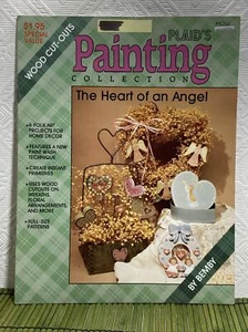 Vintage Decorative Painting Patterns Heart of An Angel Wood Cut Outs 6 Projects - Picture 1 of 6