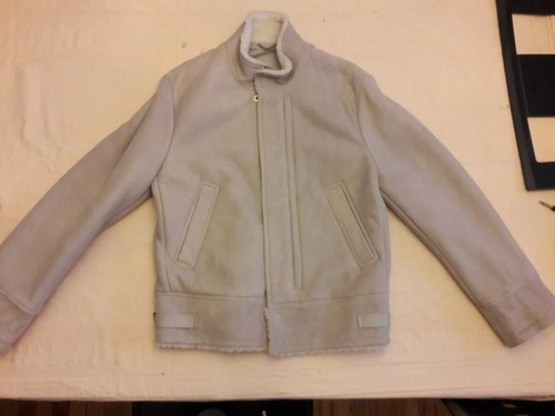 Giacca uomo 100% pelle di pecora taglia media di Burberry