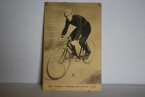 CARTE POSTALE CYCLISME C.M MORAN STAYER AMERICAIN ANNEE 20/30 - Imagen 1 de 2