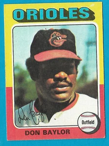 1975 Topps MLB Baltimore Orioles Don Baylor Baseball Card #382 - Picture 1 of 2