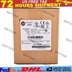 AB25B-D4P0N104 NEW AB 25B-D4P0N104 PowerFlex 525 1.5kW 2Hp AC Drive USA！ - Picture 1 of 6