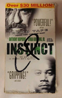 Instinct (Playtested VHS Screener Demo) Cube Gooding Jr. Anthony Hopkins - Image 1 of 2