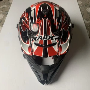 RAIDER WILDFIRE MX BLACK/RED- 2XL 55-562R-17, Red/Black/White/Grey - Picture 1 of 19