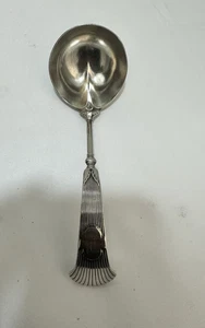 Antiguo cucharón de plata esterlina de la era de la Guerra Civil por STARR & MARCUS Nueva York RARO - Imagen 1 de 5