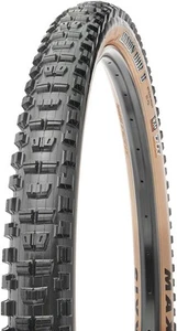 Maxxis Minion DHR II Tire Tubeless, Folding, Black/Dark Tan Dual EXO WT 27.5x2.4 - Picture 1 of 2