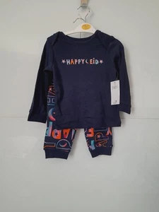 George Happy Eid Baby Top Bottom Trousers Set 9-12 Months - Picture 1 of 4