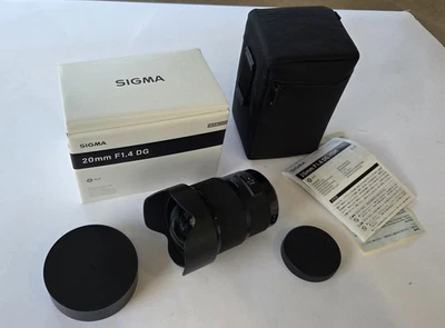 Lente Sigma 20 mm F1,4 DG HSM ART - Montura Canon EF - muy ligeramente usada Foto 1 de 4