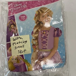 Disney Princess Rapunzel Top & Skirt, Halloween Costume Dress Up Child Small 4-6 - Picture 1 of 9