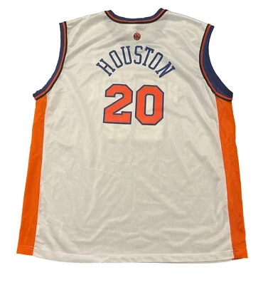 New York Knicks Jersey Allan Houston Mens XL 48 Champion White Vintage  - Image 1 of 4