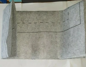  MOZOOSON JIGSAW PUZZLE ROLL UP MAT GREY FITS UP TO 1500 pc PUZZLE uns no pump - Picture 1 of 5