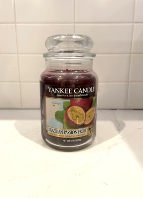 Yankee Candle 'Brazilian Passion Fruit' World Fragrance Stamp-22 oz-New - Image 1 of 2