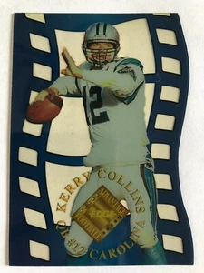 1996 Collector's Edge Advantage Crystal Cuts Kerry Collins #CC17 /5000 Panthers - Bild 1 von 2