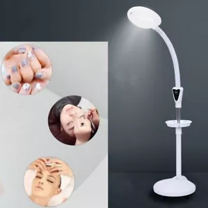 16x LED Lupenleuchte mit Standfuß Lupenlampe Rollstativ Kaltlicht Kosmetik Lupe - Bild 1 von 22