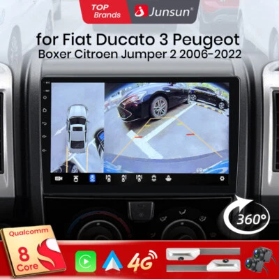 Android 14 Für Fiat Ducato 2011-2022 Autoradio GPS NAVI SAT DAB+ Carplay+360KAM  - Bild 1 von 4