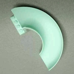Lego Part 11267	Slide Playground 7x12x8.3 Curved 180 degrees Light Aqua x1 - Picture 1 of 1